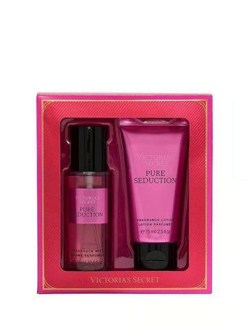 Подарунковий набір спрей міст + лосьйон Victoria's Secret Pure Seduction Duo Gift Set, 75 мл + 75 мл 25160895 фото