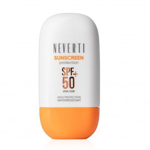Сонцезахисний крем SUNSCREEN 50 SPF NEVERTI  NP313 фото