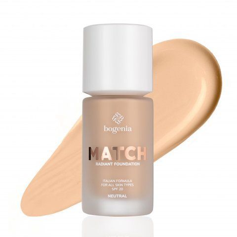 Тональна основа MATCH Foundation ТМ "Bogenia" BG609 (№002 neutral) BG609 фото
